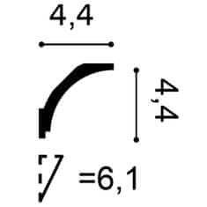 ORAC Stropní římsa Orac Decor AXXENT CX109 styl klasický 2 m