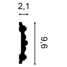 ORAC Nástěnná lemovací lišta Orac Decor LUXXUS P9020 styl neoklasicismus 2 m