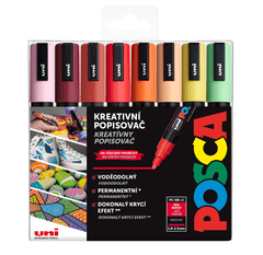 POSCA  akrylový popisovač PC-5M Sada Summer 8 ks