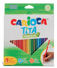 Carioca  Tita Box Triangular pastelky 24 ks