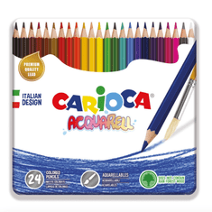 Carioca  Akvarelové pastelky 24ks