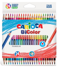 Carioca  Bicolor pastelky 24ks