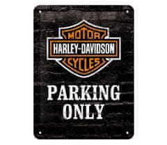 Postershop cedule Harley Davidson Parking Only