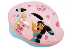 Volare Cyklistická přilba Disney Princess - bílá růžová - 52-56 cm