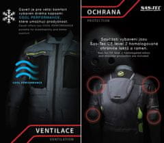 NAZRAN dámská bunda Cavell Tech-Air black/grey/fluo vel. XL