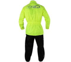 XRC Pláštěnka Sacambu black/yellow fluo 2pc vel. XL