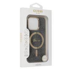 Guess Originální kryt GUESS IML 4G Magsafe GUHMP16LH4STK for Apple iPhone 16 Pro , barva černá