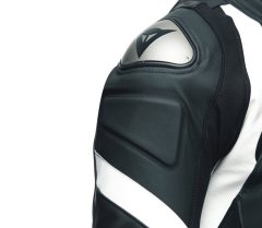 Dainese Dvoudílná kombinéza na moto AVRO 4 BLACK-MATT/BLACK-MATT/WHITE vel. 58