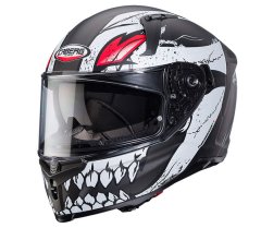 Caberg Helma na moto Avalon X Punk matt grey/white/red vel.L