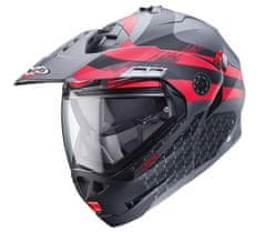 Caberg Helma na moto Tourmax X Sarabe matt gun metal/black/red vel. M