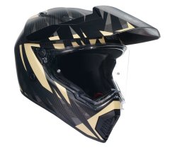 AGV AX9 MPLK E2206 STEPPA MATT CARBON/GREY/SAND vel. XS