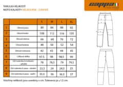 Cappa Racing Kalhoty moto dámské MELBOURNE textilní šedé/fluo/černé L