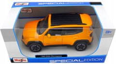 Maisto Jeep Renegade, oranžová, 1:24