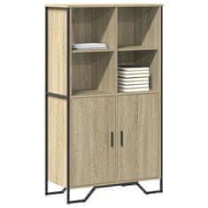 Vidaxl Highboard dub sonoma 79,5 x 35,5 x 137,5 cm kompozitní dřevo