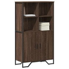 Vidaxl Highboard hnědý dub 79,5 x 35,5 x 137,5 cm kompozitní dřevo