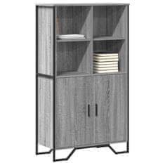 Vidaxl Highboard šedý sonoma 79,5 x 35,5 x 137,5 cm kompozitní dřevo