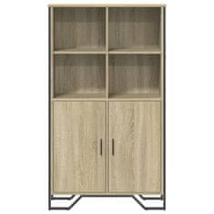 Vidaxl Highboard dub sonoma 79,5 x 35,5 x 137,5 cm kompozitní dřevo