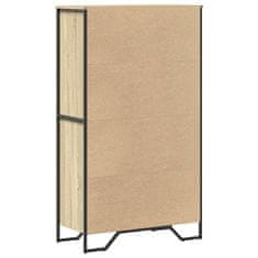 Vidaxl Highboard dub sonoma 79,5 x 35,5 x 137,5 cm kompozitní dřevo