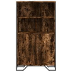 Vidaxl Highboard kouřový dub 79,5 x 35,5 x 137,5 cm kompozitní dřevo