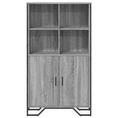 Vidaxl Highboard šedý sonoma 79,5 x 35,5 x 137,5 cm kompozitní dřevo