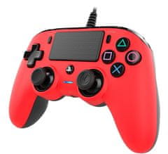 Nacon Nacon Wired Compact Controller - červená (PS4)