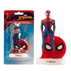 Dekora Dortová figurka Spiderman se svíčkou 9cm 