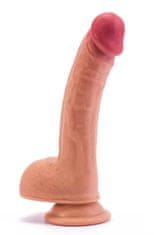 Lovetoy LoveToy Dual Layered Platinum Silicone Cock 8″