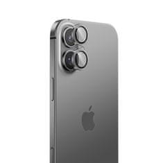 Benks Tvrzené sklo DR Sapphire Lens Protector na fotoaparát pro iPhone 16-16 Plus (2 kusy) stříbrné