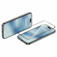 Benks Tvrzené sklo Ultra Shield HD pro iPhone 16 Plus-15 Plus-14 Pro Max černé