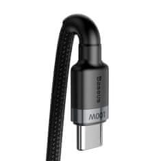 BASEUS Datový kabel Baseus Cafule USB-C to USB-C Baseus Cafule, 100W, 1m černý