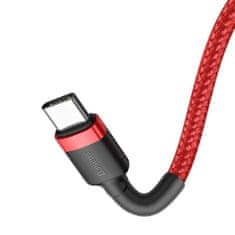 BASEUS Datový kabel Baseus Cafule PD2.0 60W flash nabíjecí USB Pro kabel typu C (20V 3A) 1m červený