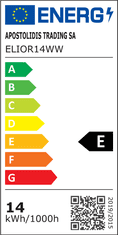 Diolamp  LED Filament žárovka čirá A67 14W/230V/E27/2700K/1700Lm/360°