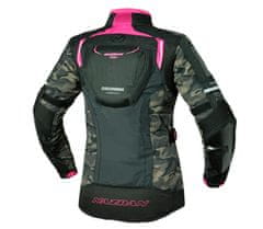 NAZRAN dámská bunda Throne Tech-Air black/pink/camo vel. S