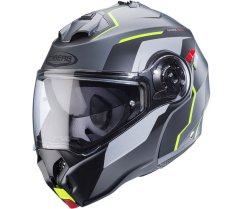 Caberg Helma na moto Duke Evo Move matt gun metal/black/yellow fluo vel. XS