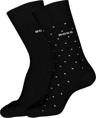 Hugo Boss 2 PACK - pánské ponožky BOSS 50484004-003 (Velikost 40-46)