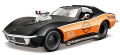 Maisto Harley-Davidson Custom, 1970 Chevrolet Corvette, 1:24