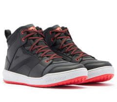 Dainese SUBURB D-WP SHOES BLACK/WHITE/RED-LAVA vel. 42