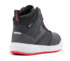 Dainese SUBURB D-WP SHOES BLACK/WHITE/RED-LAVA vel. 42