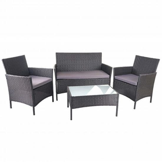 MCW Polyratanový zahradní set D82, lounge set