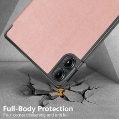 Techsuit Pouzdro pro tablet Xiaomi Redmi bPad Pro / Poco Pad, Techsuit FoldPro Rose Gold