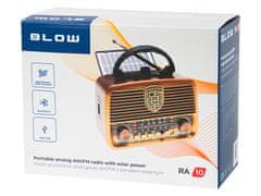 Blow Přenosné solární rádio AM/FM BT RA10