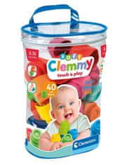 Clementoni Clemmy baby - 40 kostek v plastovém pytli