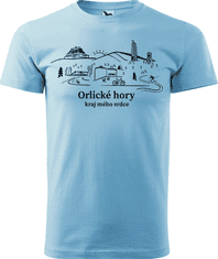 Hobbytriko Pánské tričko - Orlické hory Barva: Military (69), Velikost: 3XL