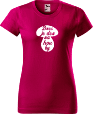 Hobbytriko Tričko pro houbařku - Dnes je den na houby Barva: Fuchsia red (49), Velikost: 2XL