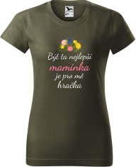 Hobbytriko Tričko pro maminku - Být ta nejlepší maminka je pro mě hračka Barva: Bílá (00), Velikost: XL