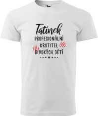 Hobbytriko Tričko pro tátu - Profesionální krotitel divokých dětí Barva: Královská modrá (05), Velikost: S