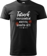 Hobbytriko Tričko pro tátu - Profesionální krotitel divokých dětí Barva: Královská modrá (05), Velikost: S