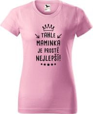 Hobbytriko Tričko pro maminku - Tahle maminka je prostě nejlepší! Barva: Růžová (30), Velikost: 2XL