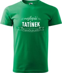 Hobbytriko Tričko pro tátu - Nejlepší tatínek - originál je jen jeden Barva: Béžová (51), Velikost: 4XL