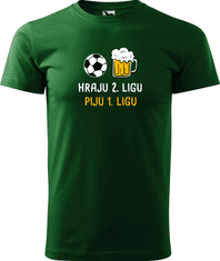 Hobbytriko Tričko pro fotbalistu - Piju 1. ligu Barva: Tyrkysová (44), Velikost: 2XL